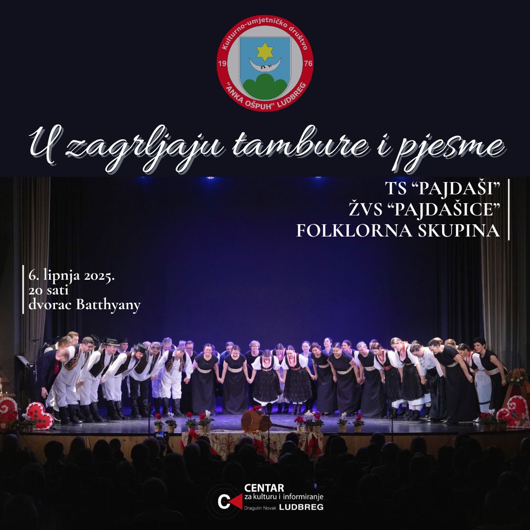 Ludbreg petkom ovaj tjedan donosi koncert “U zagrljaju tambure”