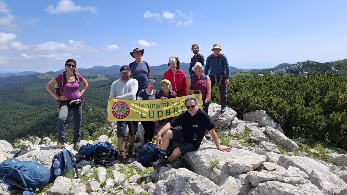 Ludbreški planinari u trodnevnoj avanturi po stazama Velebita