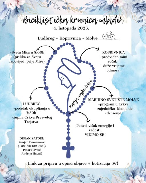 Biciklistička krunica mladih – Ludbreg, Koprivnica, Molve