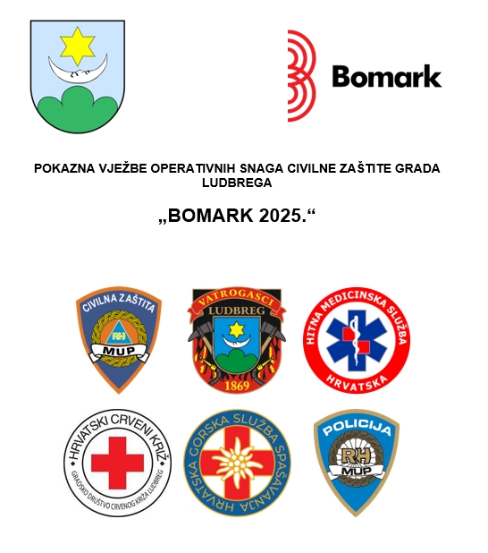 Najava pokazno- terenske vježbe civilne zaštite „Bomark 2025.“ u Ludbregu