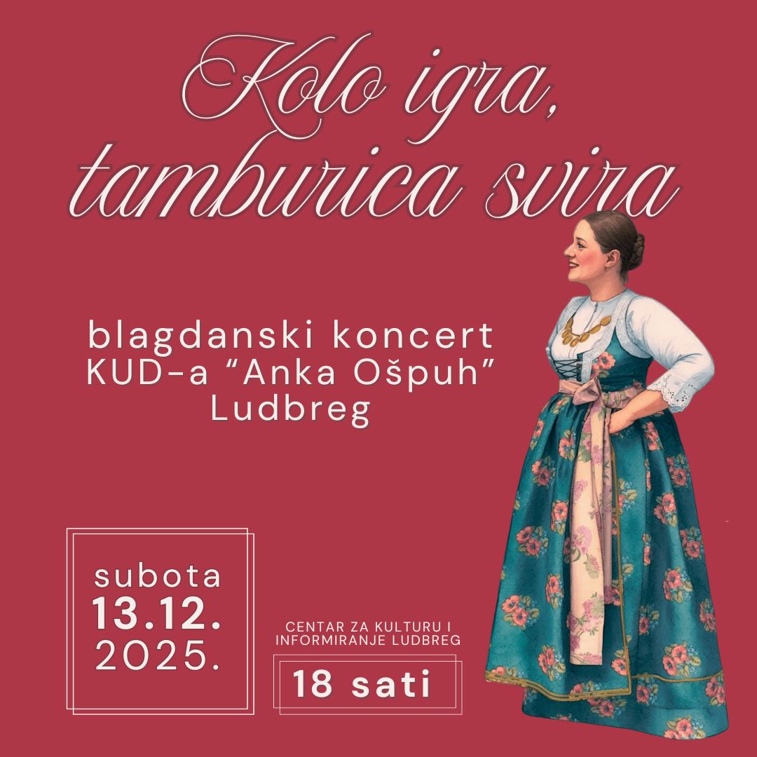 Blagdanski koncert KUD-a “Anka Ošpuh” ove subote u Centru za kulturu i informiranje