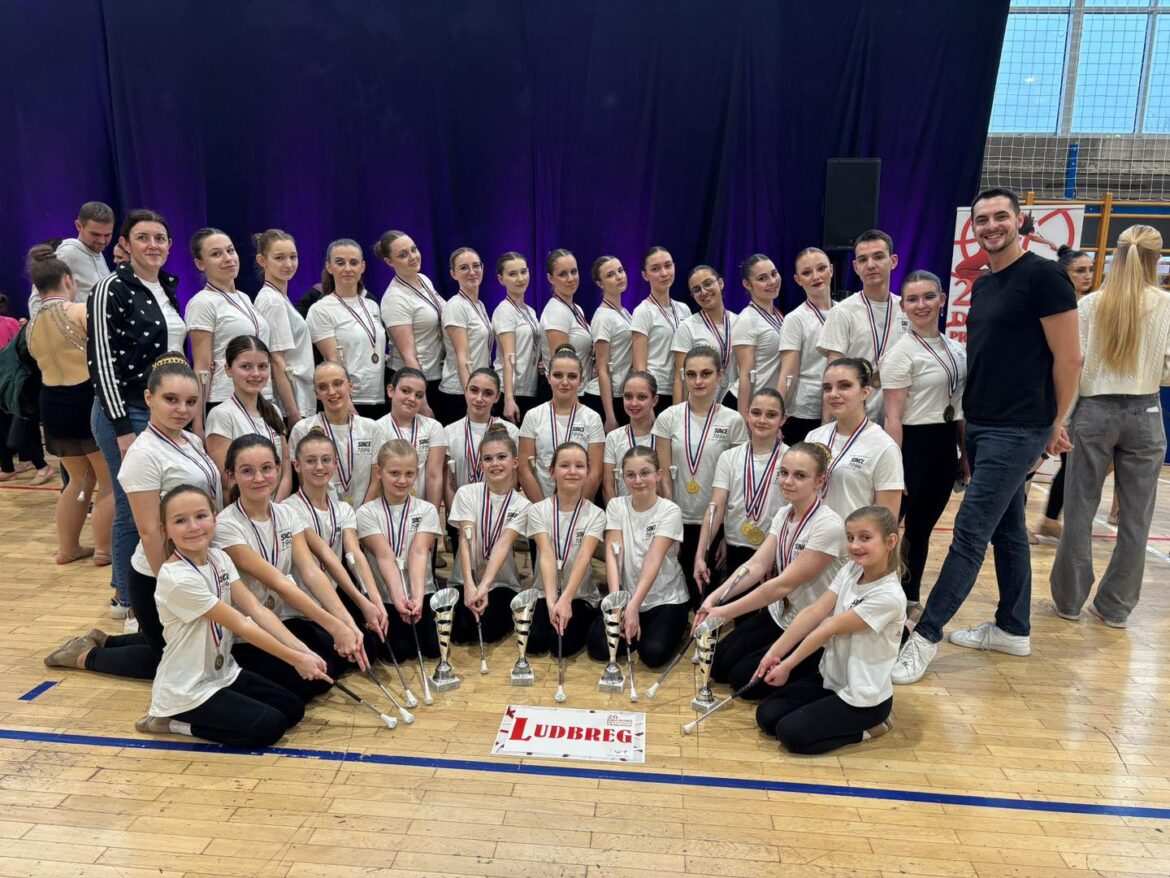 Twirling klub Ludbreg uspješan na 26. državnom prvenstvu