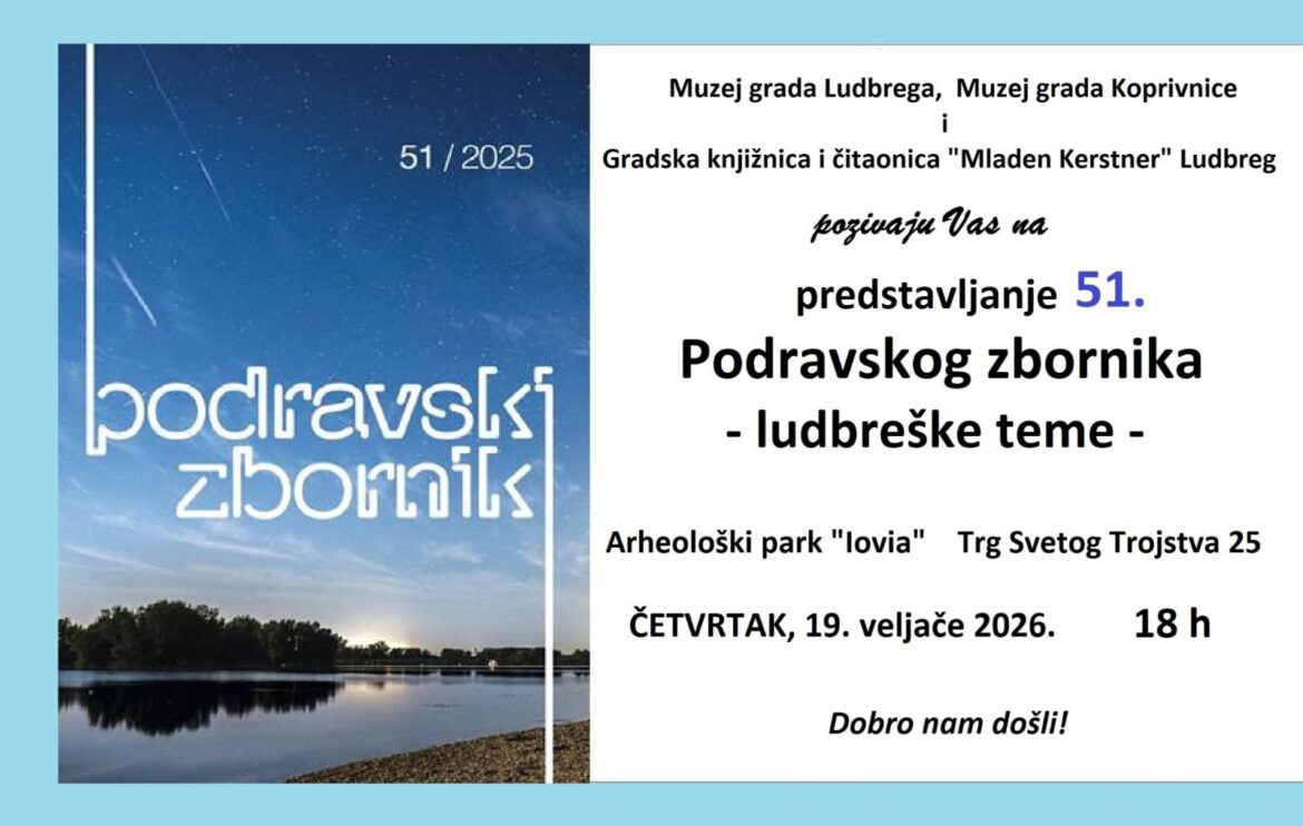 Predstavljanje 51. Podravskog zbornika u Ludbregu