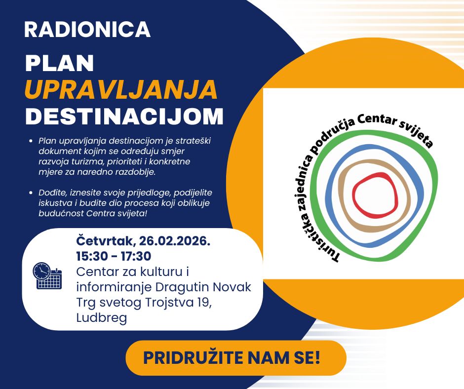 Građani pozvani na sudjelovanje u izradi Plana upravljanja destinacijom