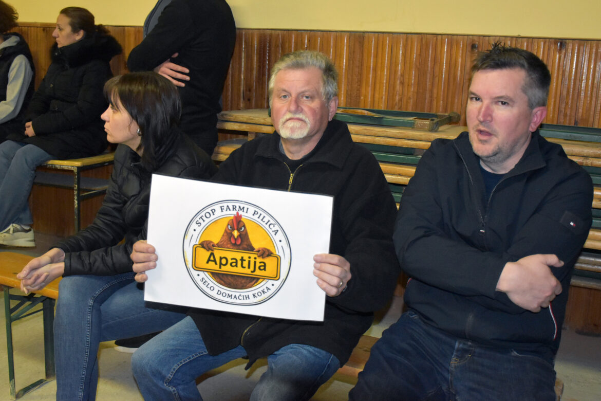 U Apatiji je održan zbor građana vezano uz farmu pilića
