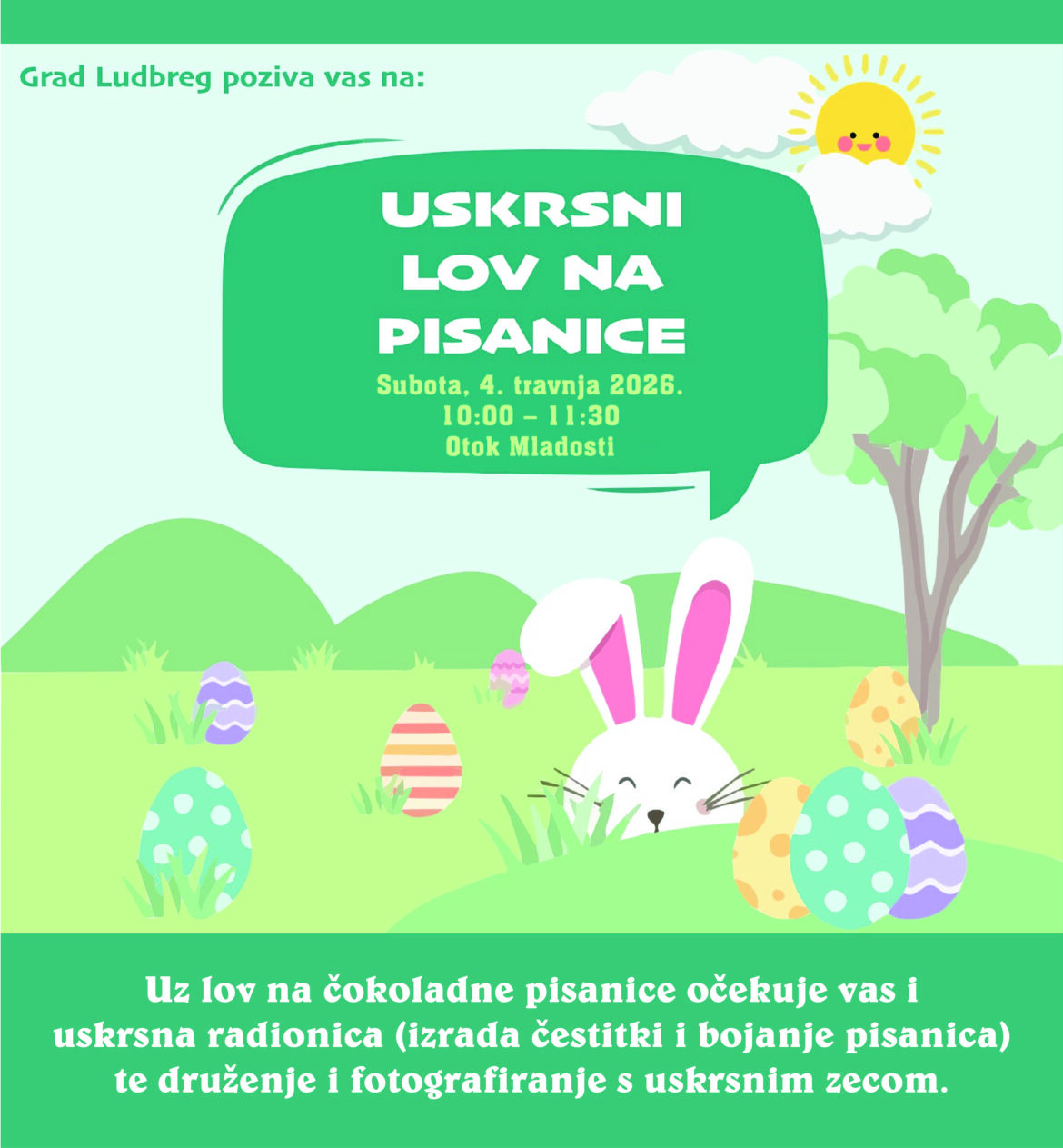 Veselo uskrsno druženje na Otoku Mladosti u Ludbregu