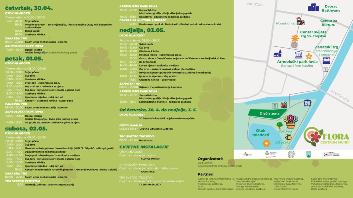 Počinje Flora Centrum Mundi, donosimo cjelovit program
