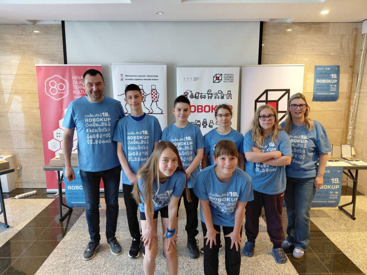 Brončana medalja za ludbreški Klub tehnike na državnom natjecanju Robokup 2026