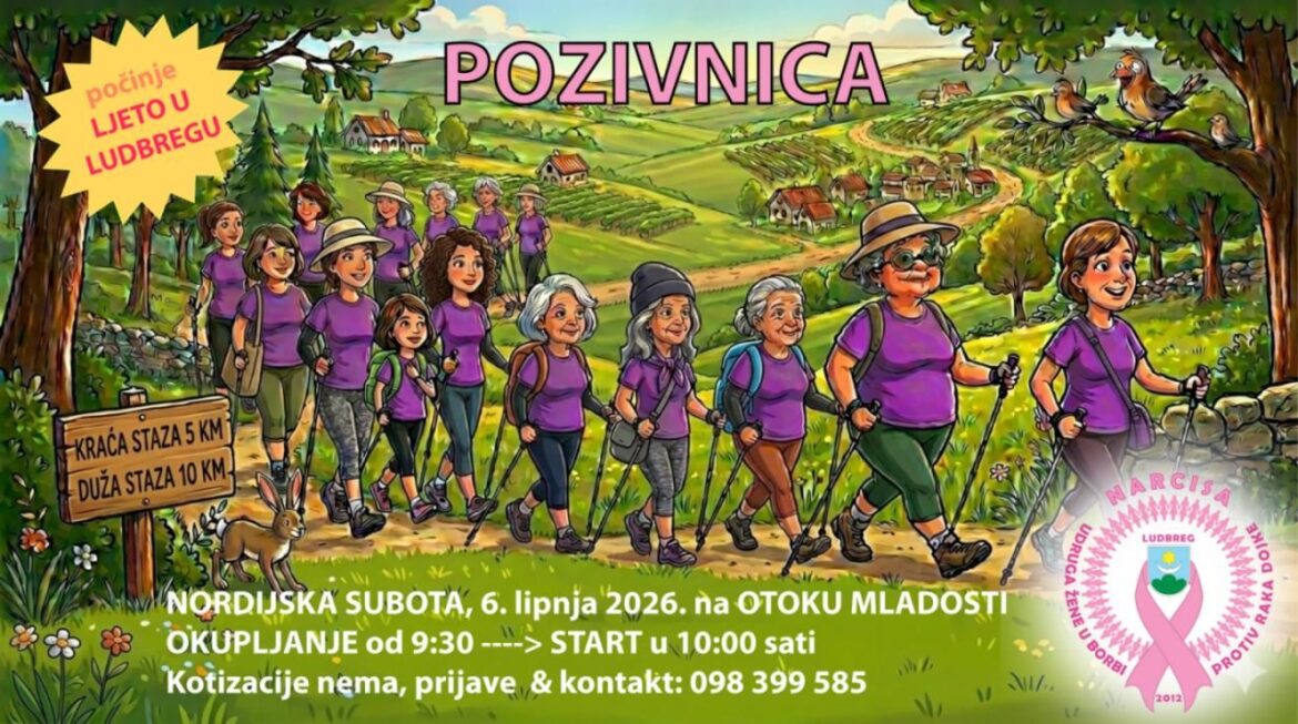 Narcise u subotu 6. lipnja organiziraju Nordijsku subotu