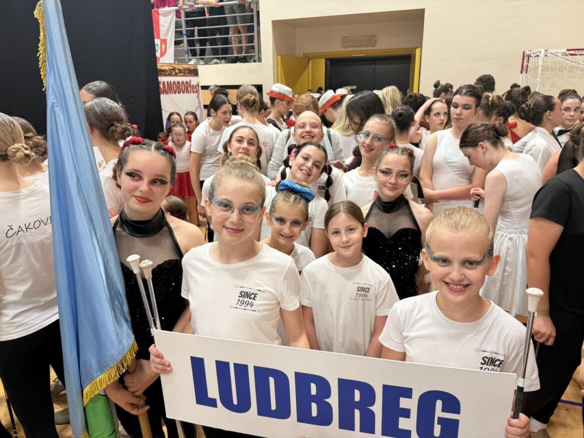 Ludbreške mažoretkinje i Twirling klub Ludbreg osvojili brojna odličja na međunarodnom SAMOBORfestu 2026.