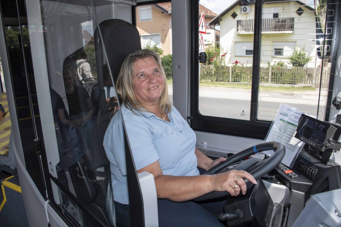 Amalija Jandrok prva žena za volanom LUDBUS-a