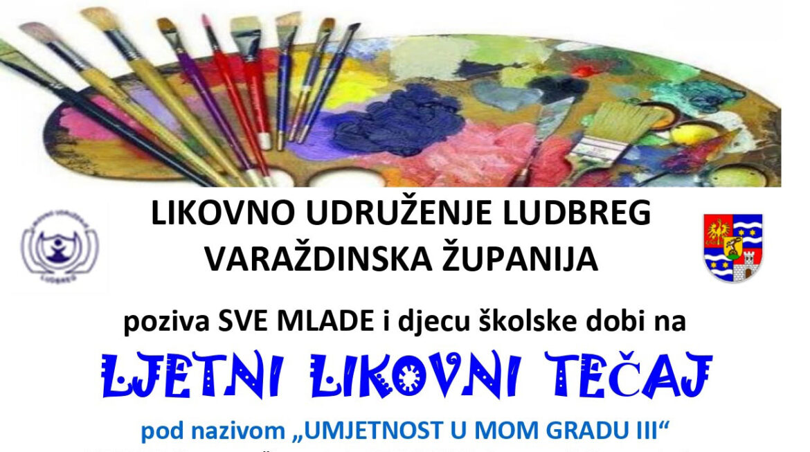 Okušajte se u crtačim, slikarskim i oblikovnim tehnikama kroz besplatni likovni tečaj u Ludbregu