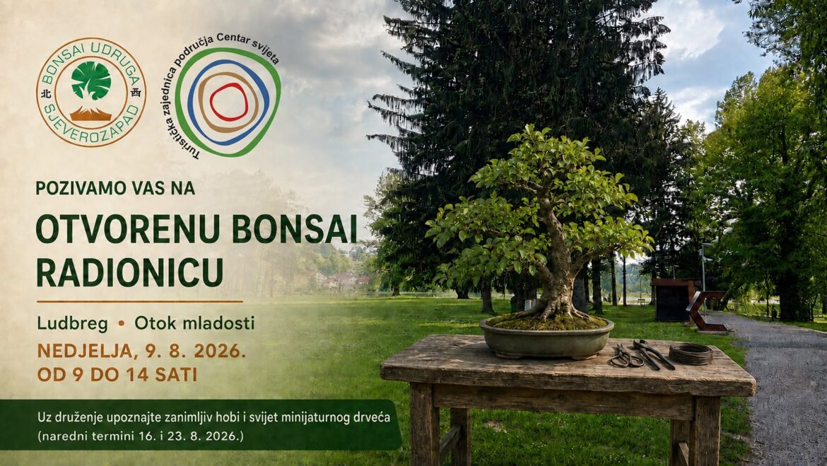 Mali svijet velikog umijeća, na Otoku mladosti u nedjelju kreću otvorene bonsai radionice