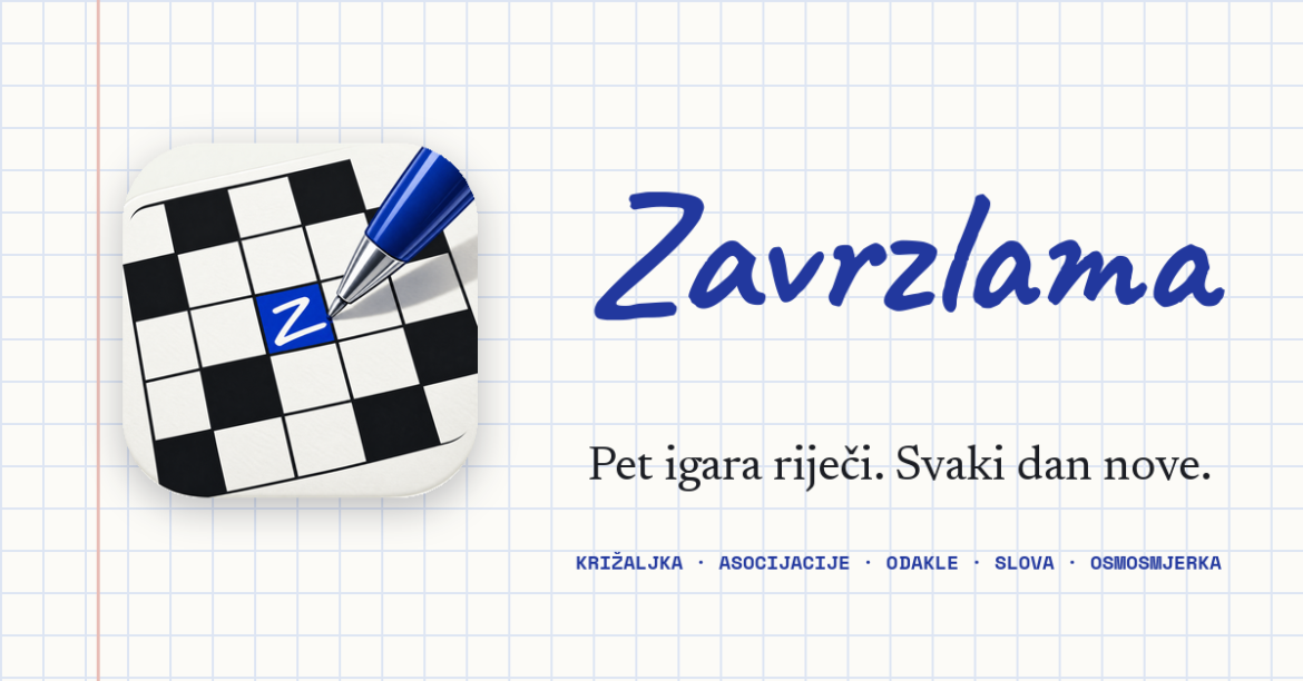 Iz Ludbrega stigla „Zavrzlama“ – domaća igra riječi za iPhone i Android